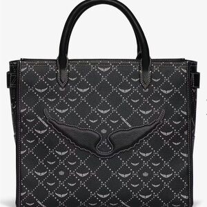 Zadig & Voltaire Angel Tote Monogram Bag New